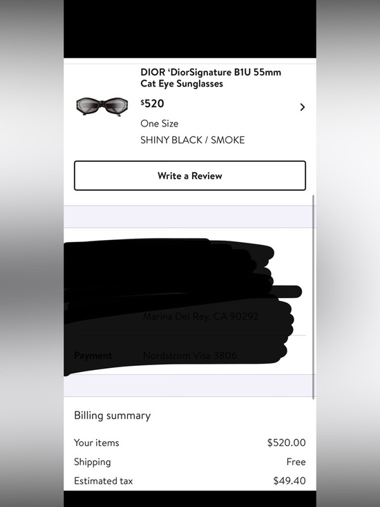 Christian Dior DiorSignature 55mm Butterfly sunglasses main image 5
